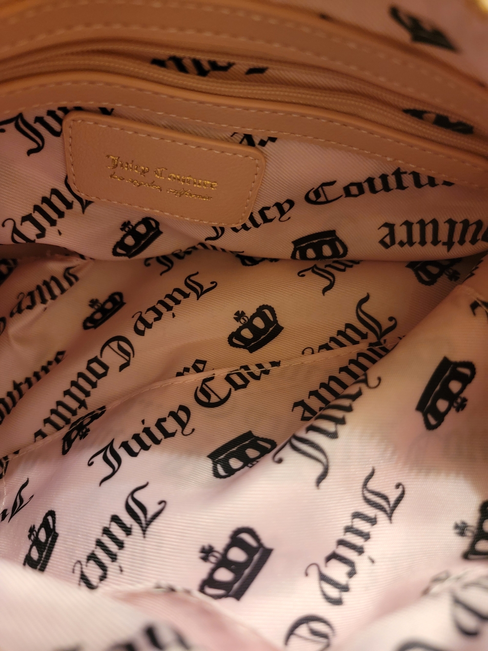 Juicy Couture Pink Bow Heart Charm Shoulder Bag - Picture 7 of 7